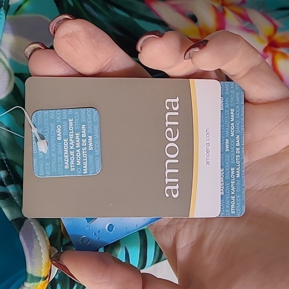 Amoena sz 8 floral one piece swimsuit new with tags SW12 - Picture 5 of 5